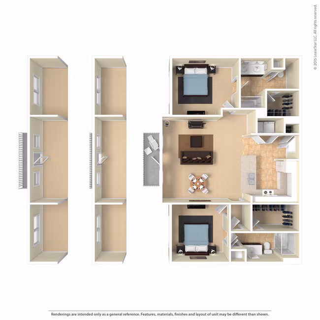 The Cache 1028 floor plan